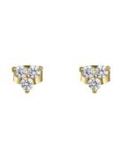 Flower Crystal Earring Accessories Jewellery Earrings Studs Gold By Jo...