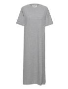 Noble Midi Dress Mel Maxiklänning Festklänning Grey Just Female