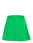 Skirt Kort Kjol Green Barbara Kristoffersen By Rosemunde