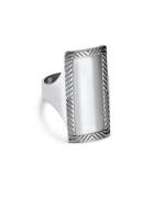 Impression Armour Ring Ring Smycken Silver Jane Koenig