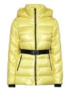 Essential Belted Jacket Fodrad Jacka Yellow Calvin Klein