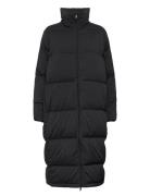 Seamless Lofty Maxi Coat Fodrad Rock Black Calvin Klein
