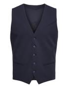 Slhslim-Liam Wct Flex Noos Kostymväst Navy Selected Homme