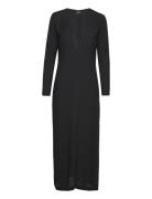 Long Split Dress Maxiklänning Festklänning Black Filippa K