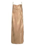 Strap Dress Maxiklänning Festklänning Brown Rosemunde