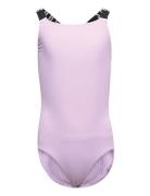 Swimsuit Bg Rib La Elastic Baddräkt Badkläder Purple Lindex