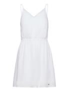 Tjw Essential Lace Strap Dress Kort Klänning White Tommy Jeans