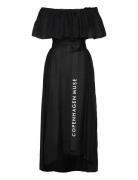 Cmmolly-Dress Maxiklänning Festklänning Black Copenhagen Muse