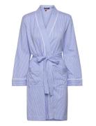 Lrl Kimono Wrap Robe Morgonrock Blue Lauren Ralph Lauren Homewear