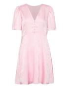 Enitta Short Dress Kort Klänning Pink A-View