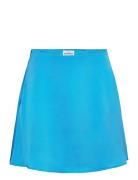 Skirt Kort Kjol Blue Barbara Kristoffersen By Rosemunde