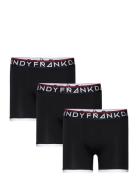 3-P St Paul Bamboo Boxer Boxerkalsonger Black Frank Dandy