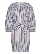 Tommy Hilfiger Rwb Stripe Short Shirt Dress Ls Multi/patterned