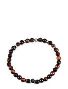 Edd. Beads Bracelet 6Mm Burgundy