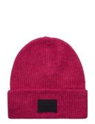 Tik Stok Anju Hat Accessories Headwear Beanies Pink Mads Nørgaard