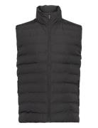 Slhbarry Quilted Gilet Noos Väst Black Selected Homme