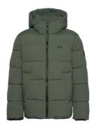 Crinkle Nylon Quilt Jacket Fodrad Jacka Green Calvin Klein