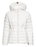 Feminine Lw Down Jacket Fodrad Jacka White Tommy Hilfiger