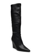 Showout Boot Höga Stövlar Black Steve Madden