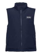 Puffer Jacket Sleeveless Fodrad Jacka Blue Kenzo