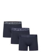 Superdry Boxer Triple Pack Marinblå