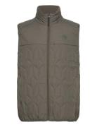 Puffer Gilet Väst Brown Lindbergh