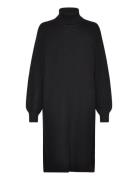 Objmalena L/S Rollneck Dress Kort Klänning Black Object