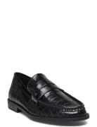 Harlem Loafer Loafers Låga Skor Black Steve Madden