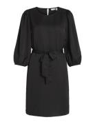 Viellette 3/4 Dress - Noos Kort Klänning Black Vila