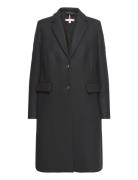 Tommy Hilfiger Wool Blend Classic Coat Svart