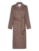 IVY OAK Belted Double Face Coat Brun