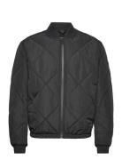 Signature Quilt Bomber Bomberjacka Jacka Black Calvin Klein