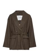 Wool Jacket Ulljacka Jacka Brown Rosemunde