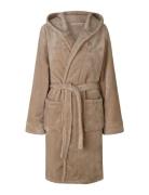 Fleece Robe Morgonrock Beige Rosemunde