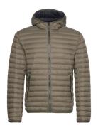 Mens Down Jacket Fodrad Jacka Khaki Green Colmar