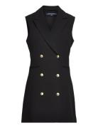 Whisper Slvlss Tux Dress Kort Klänning Black French Connection