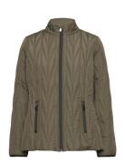 Jacket Outerwear Light Fodrad Jacka Green Brandtex