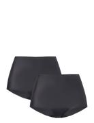 Lindex Brief High Svea 2 Pack Svart