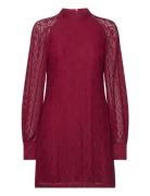 Texas Lace Dress Kort Klänning Red Noella