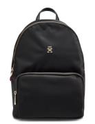 Poppy Th Backpack Ryggsäck Väska Black Tommy Hilfiger