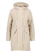 Helen Wns Parka 3 Outerwear Parka Coats Beige Didriksons