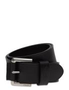 Signature Pony Leather Belt Accessories Belts Classic Belts Black Polo...