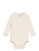 Body Wrap Rib Basic Bodies Wrap Bodies Beige Lindex