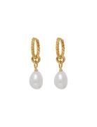 Ix Ocean Pearl Earrings Örhänge Smycken Gold IX Studios