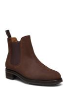 Bryson Waxed Suede Chelsea Boot Stövletter Chelsea Boot Brown Polo Ral...