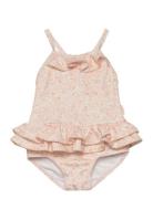 Swinnie Bathing Suit Baddräkt Badkläder Pink MarMar Copenhagen