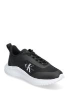 Eva Runner Low Lace Mix Ml Wn Låga Sneakers Black Calvin Klein