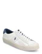 Sayer Leather-Suede Sneaker Låga Sneakers White Polo Ralph Lauren