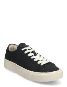 Worker Low - Black Canvas Låga Sneakers Black Garment Project