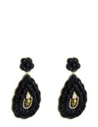Yara Pendular Earring Black Örhänge Smycken Black Pipol's Bazaar